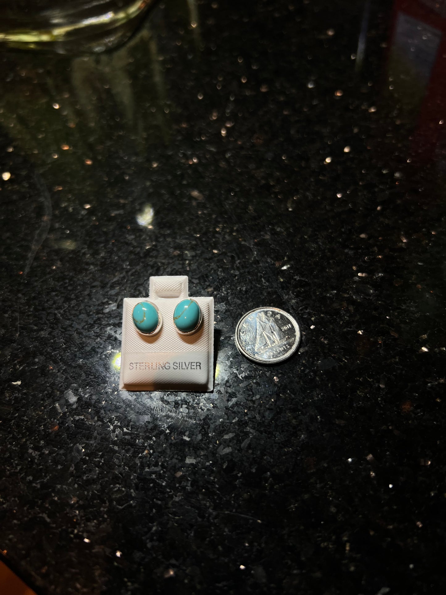 Turquoise studs