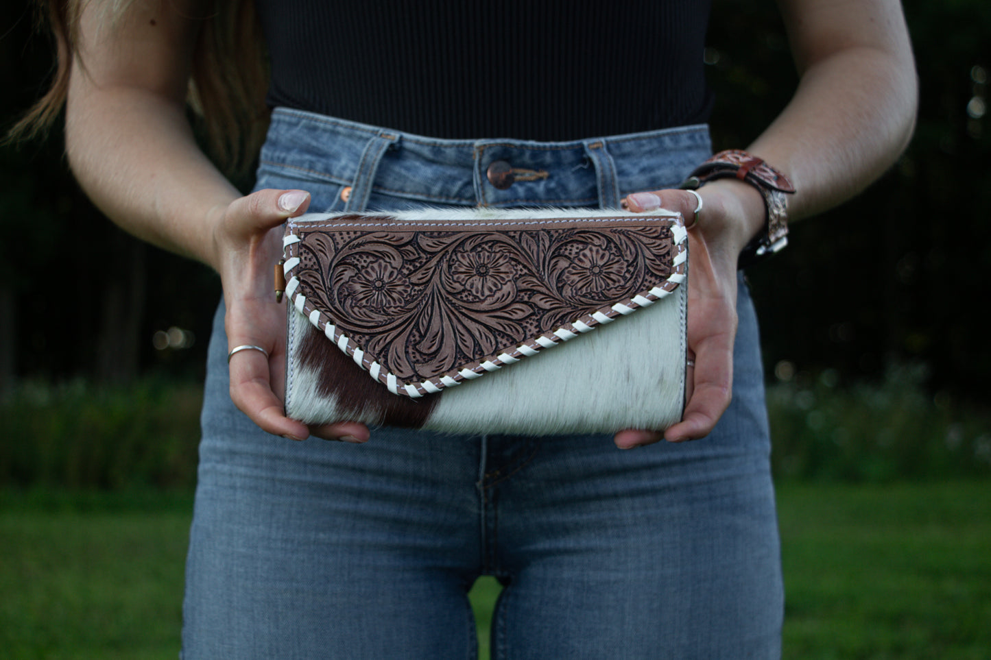 The Buck Stitch Clutch
