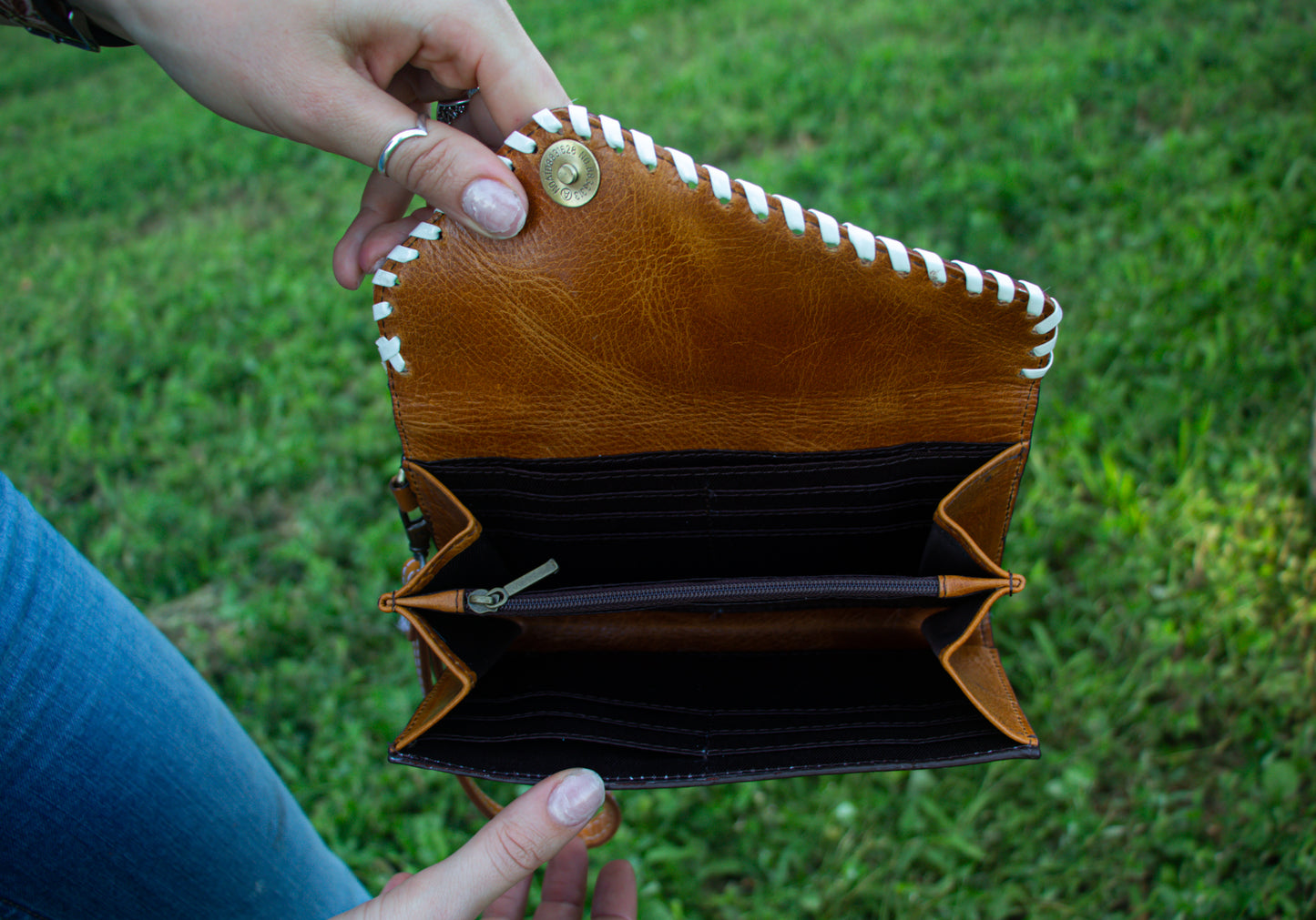 The Buck Stitch Clutch