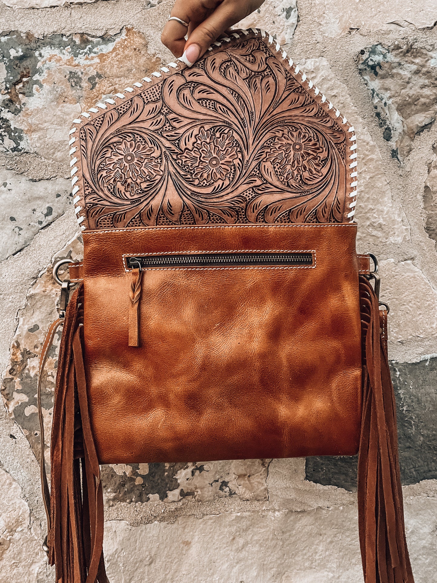 The Buck Stitch Crossbody