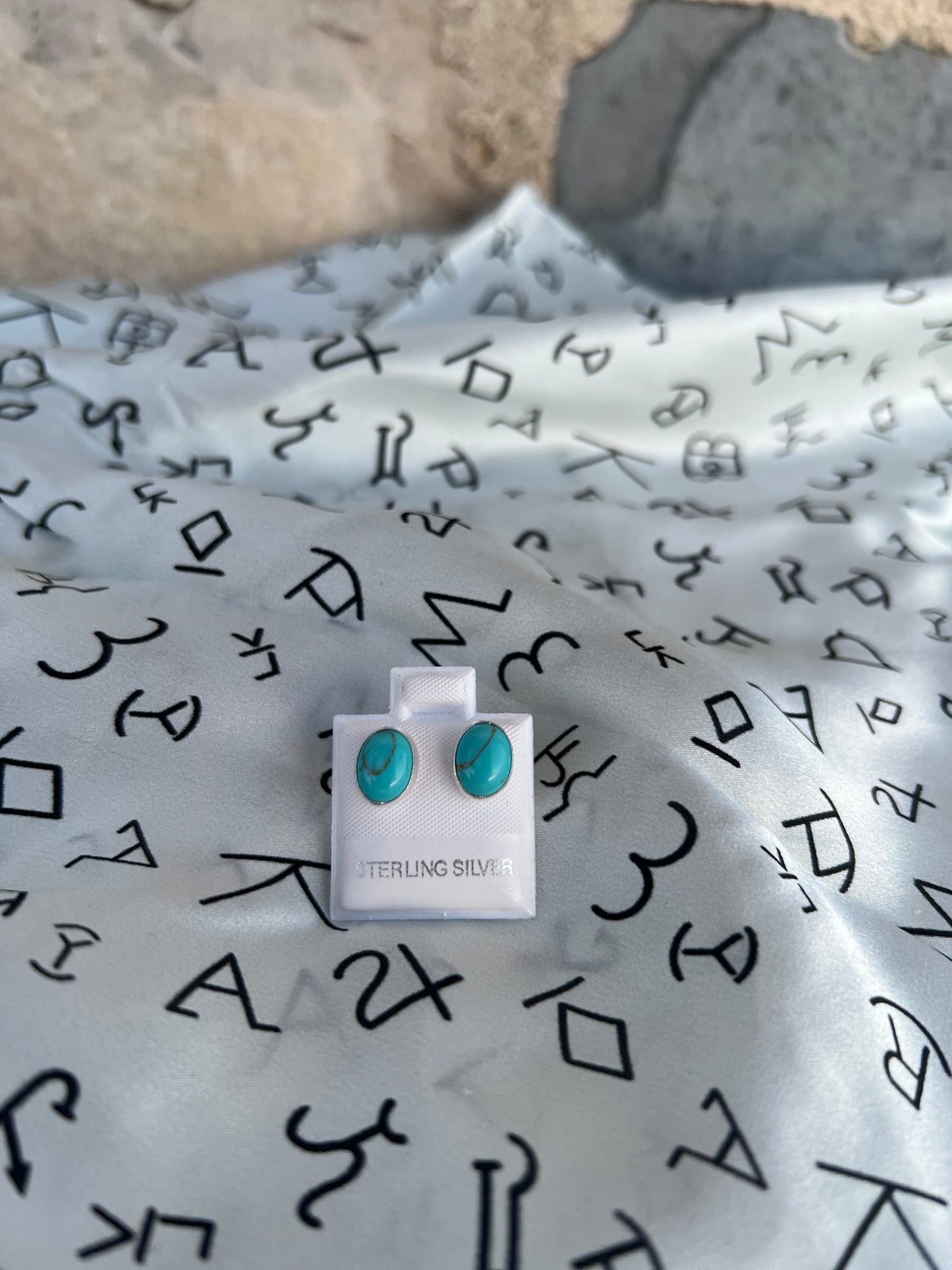 Turquoise studs